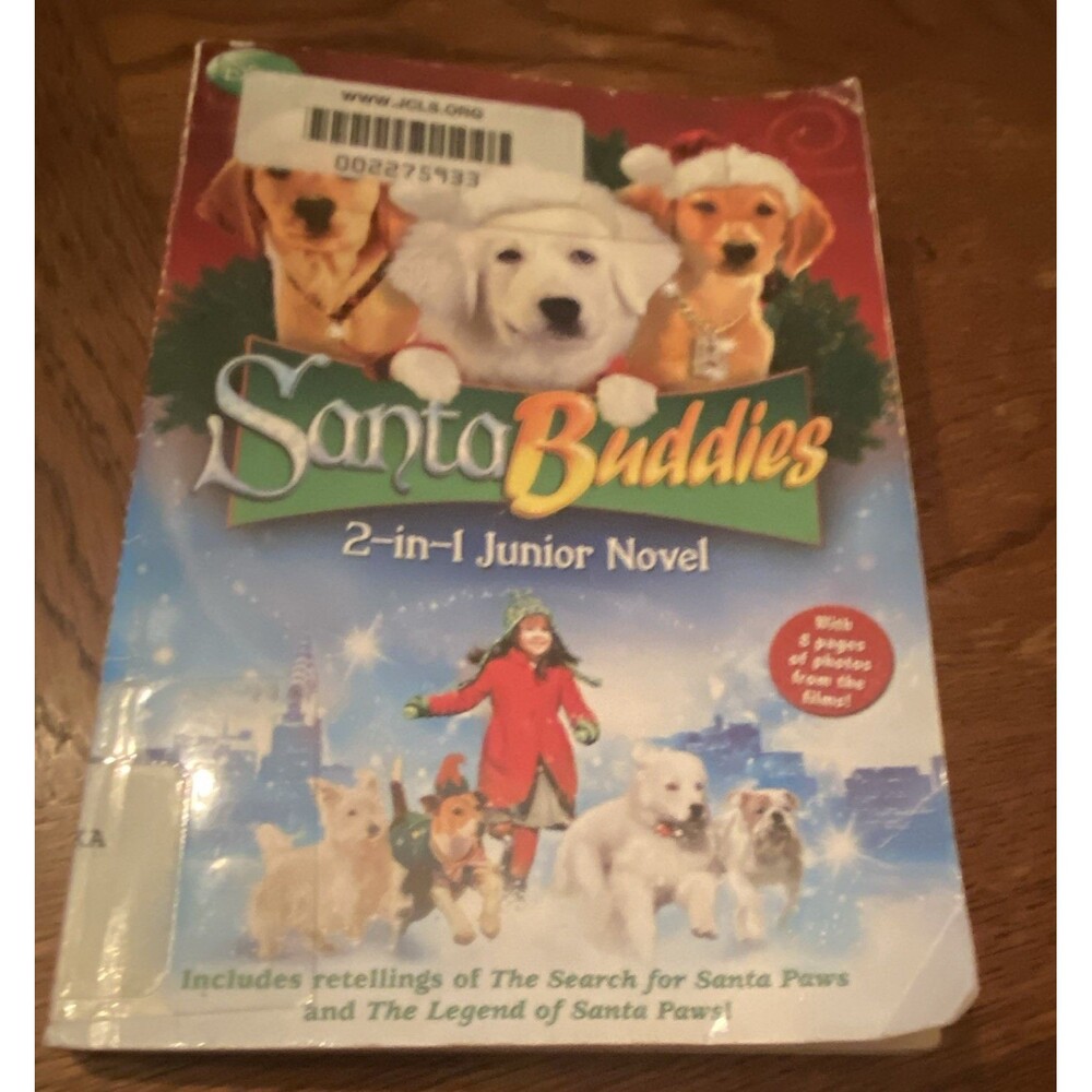 Santa Buddies Disney Press the 2-In-1 Junior Novel Catherine Hapka 2010 PB